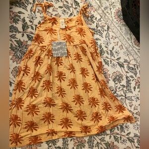Kate Quinn palm tree dress nwt size 6y